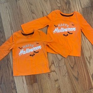 Pair of Happy Halloween Carter’s Longsleeve Tees 2T